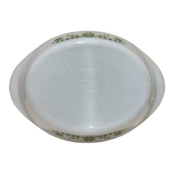 Vintage Glasbake Segmented Milk Glass Vegetable Service - Picture 6 of 7